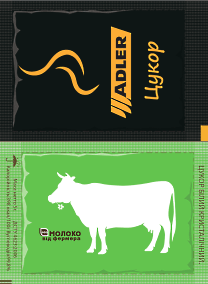 А) Цукор з дизайном клієнта ----- Логотип 1-2 кольори ---- = 72 грн/кг ----- (вiд 100 кг) ------ + друк від 900 грн (разово)